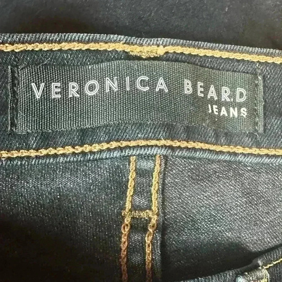 Veronica Beard Jeans size 28 Debbie 10" Skinny, Dark Vintage Wash - Picture 4 of 5